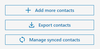 Add more contacts overview from a LinkedIn profile